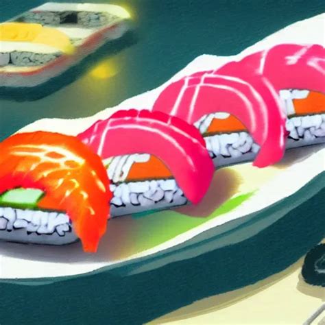 A piece of sushi eating a person, concept art | Stable Diffusion | OpenArt