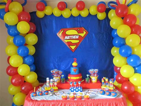 23 Ideas for Superman Birthday Decorations - Home, Family, Style and ...