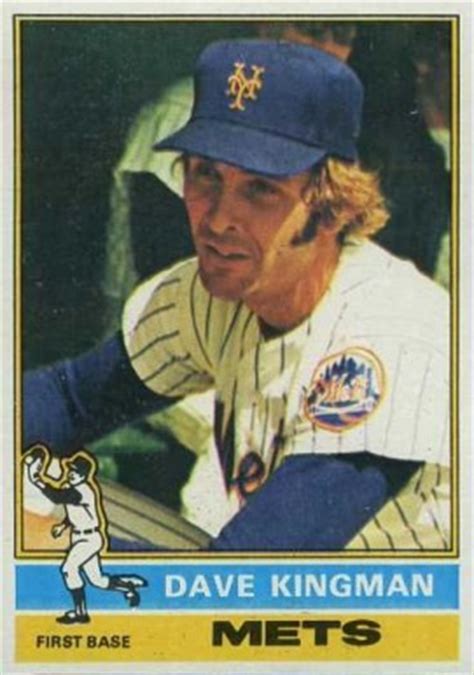 1976 Topps Dave Kingman #40 Baseball - VCP Price Guide