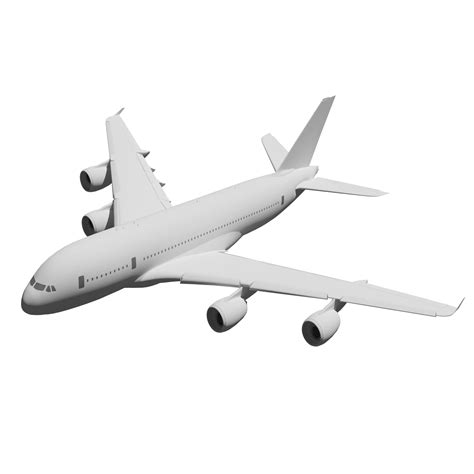 Airplane isolated on transparent background , 3D rendering aircraft ...