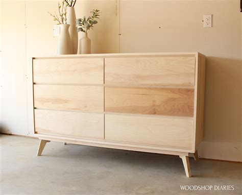DIY Mid-Century Modern Dresser Plans – Woodshop Diaries