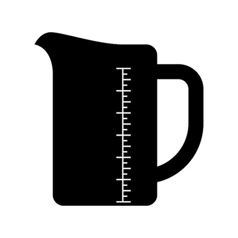 Premium Vector | Measuring cup vector