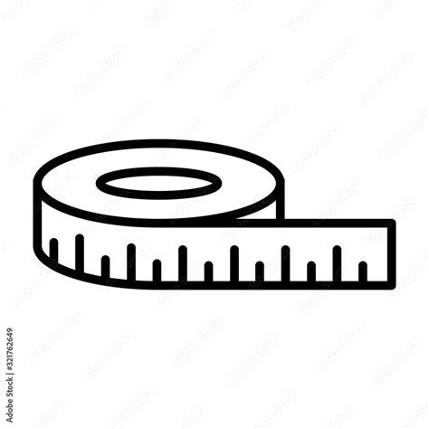 Measuring tape icon Stock Vector | Adobe Stock