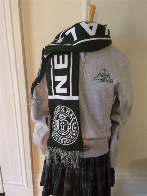 soccer scarf two sided fringe