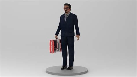 TONY STARK IN SUIT 3D model 3D printable | CGTrader