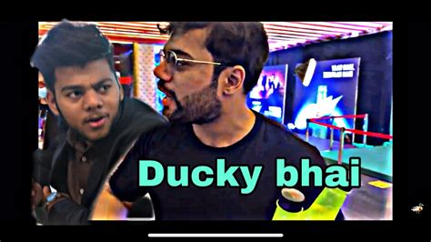 Ducky BHAI in my vlog🔥😱 - YouTube