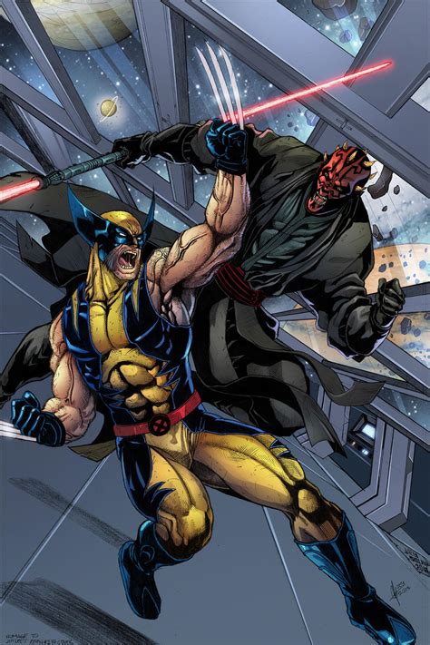 [Marvel x Star Wars] Wolverine vs Darth Maul by Jey Soliva : r/charactercrossovers