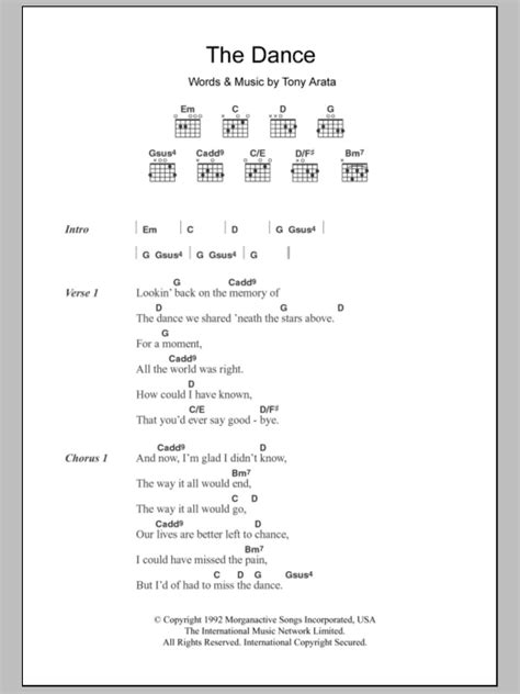 The Dance by Garth Brooks - Guitar Chords/Lyrics - Guitar Instructor