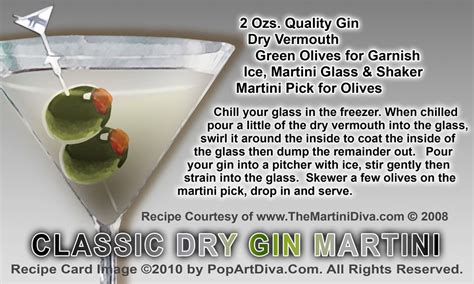 Classic Dry Gin Martini recipe | Cupcakes and Cocktails 3.0 | Pintere…