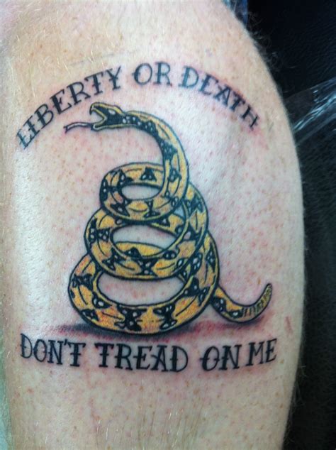 Dont Tread On Me Tattoo Ideas : 40 Dont Tread On Me Tattoo Designs For ...