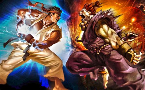 Ryu vs Akuma by Bontzy123 on DeviantArt