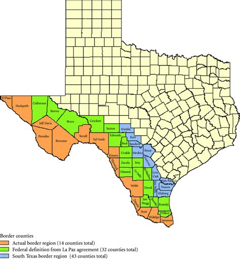 Map Of Texas Mexico - Middle East Political Map