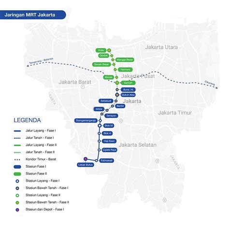 Peta Jalur MRT Jakarta 2019 Terbaru dan Terlengkap | tiket.com