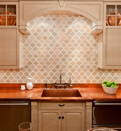 Moroccan tile backsplash - add the charm of the Mediterranean sea