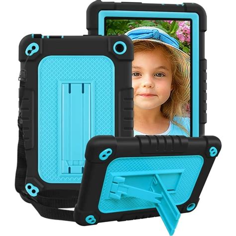 All-New Kindle Fire 7 Tablet Case (12th Gen, 2022 Release) SOATUTO Lightweight Armor Cover Full ...