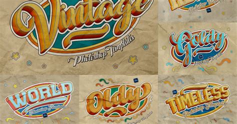 Retro Text Effects, Scene Generators ft. retro & text - Envato Elements