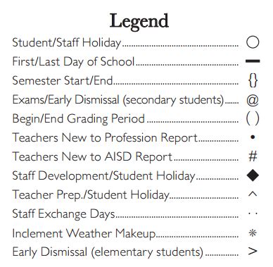 Mary Moore Elementary - School District Instructional Calendar - Arlington Isd - 2015-2016