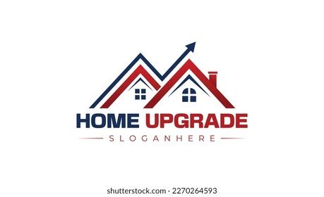 Home Upgrade Logo Design Arrows Stock Vector (Royalty Free) 2270264593 ...