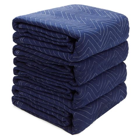 XtremepowerUS Premium Moving Blankets (4-Pack) - Size: 72" X 80" inch ...