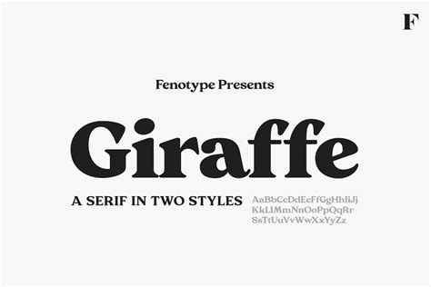 Giraffe Font - Fonts Hut