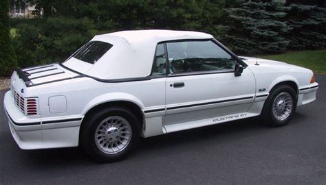 Oxford White 1990 Ford Mustang GT Convertible - MustangAttitude.com ...