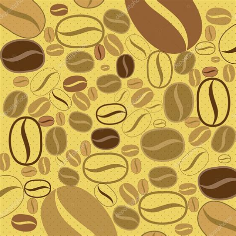 Coffee beans background Stock Vector Image by ©rekaa #12724863