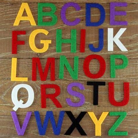 Arial Font Alphabet Set 3mm Felt Upper Case Letters A-Z 26 | Etsy