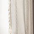 Amazon.com: Deeprove White Boho Curtains 84 Inches Long for Bedroom ...