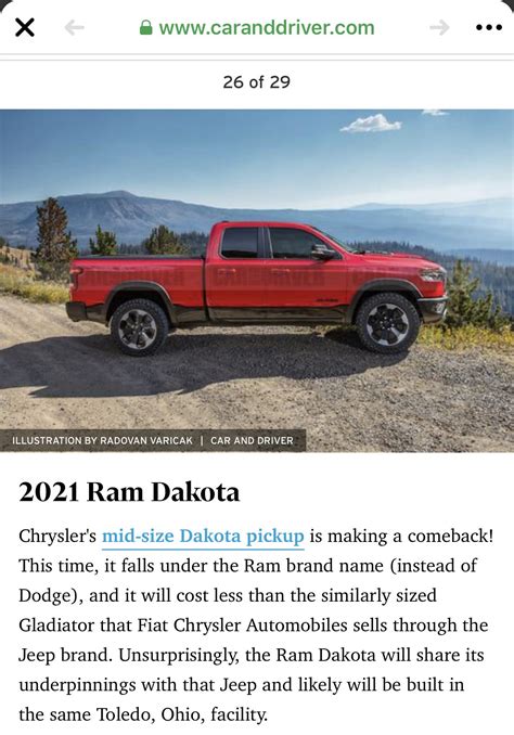 2021 Dodge Dakota... (can we trust it this time?) : r/DodgeDakota