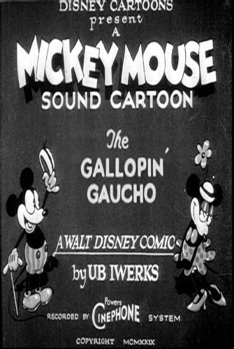 The Gallopin' Gaucho - Mickey Mouse Cartoon @ MickeyMouseCartoon.com