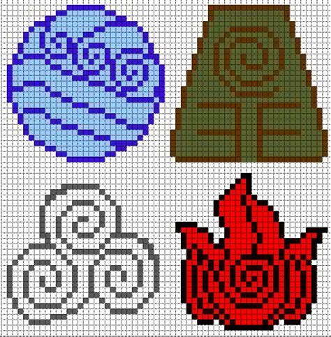 Minecraft Pixel Art Templates: Avatar Elements