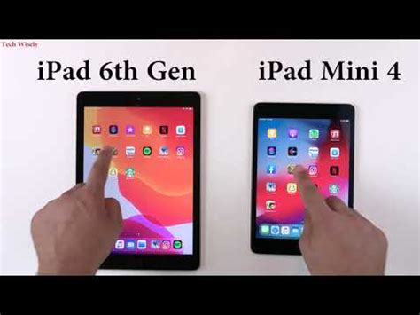 iPad Mini 4 vs iPad 6th Gen Speed Test - YouTube