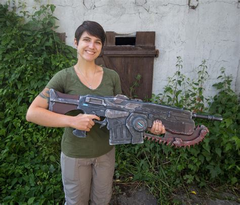 Full Size Gears of War 4 Lancer Replica/Prop by WispyChipmunk on DeviantArt