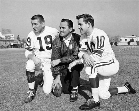 "Beautiful photo featuring Johnny Unitas & Don Shula (Baltimore Colts) with Fran Tarkenton ...