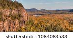 Man standing on the bluff at Ouimet Canyon Provincial Park, Ontario image - Free stock photo ...