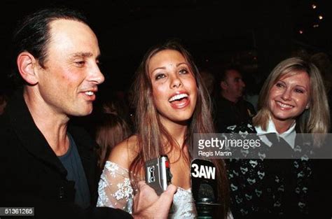 Matt Lattanzi, daughter Chloe Lattanzi and Olivia Newton John at the ...