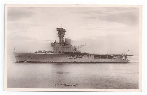 Royal Navy: HMS Hermes (95) Aircraft Carrier Postcards