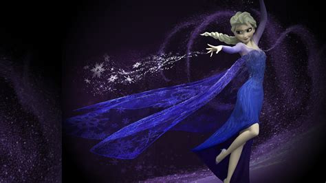 Elsa in blue and in action - Frozen-Princess Elsa and Anna Photo ...