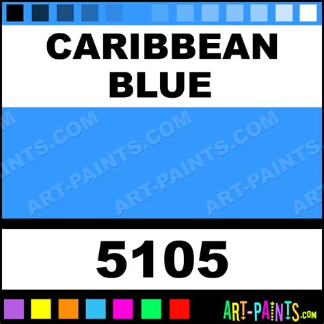 Caribbean Blue Professional Fabric Textile Paints - 5105 - Caribbean ...