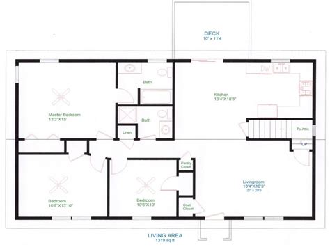 ranch house plans open floor plan ranch house floor plans unique open ...