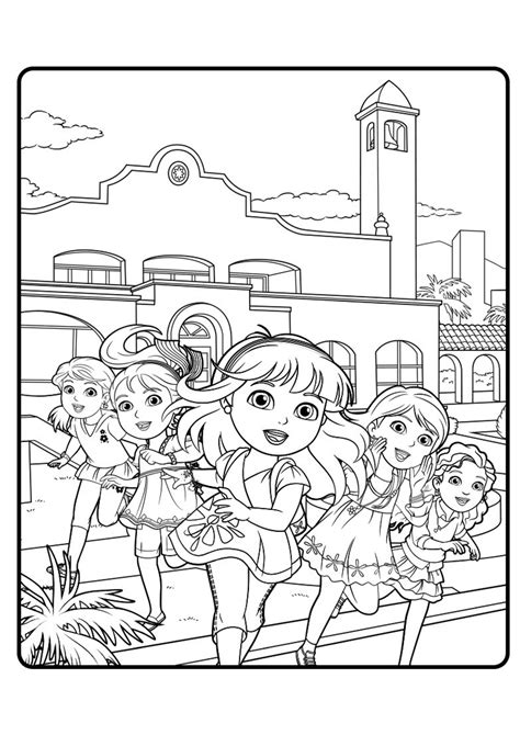 Dora and friends coloring pages to download and print for free