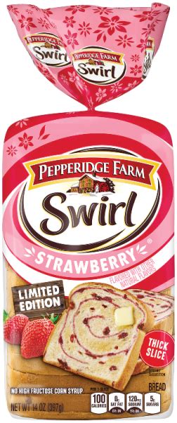 Strawberry Flavored Swirl Bread - Pepperidge Farm