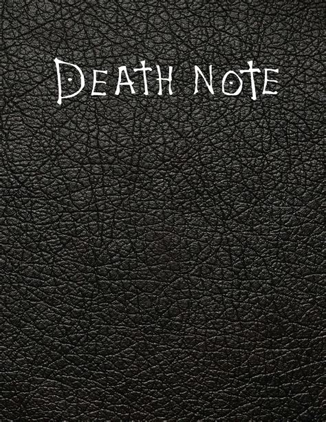 Death Note Notebook with rules: Death Note With Rules - Death Note ...