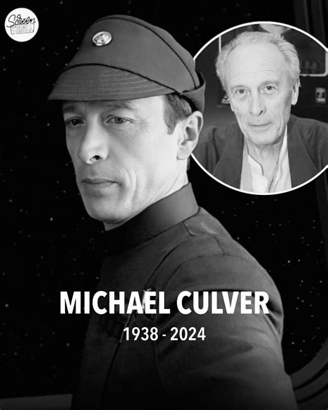 It is with great sadness that we announce the passing of English actor Michael Culver at age 85 ...