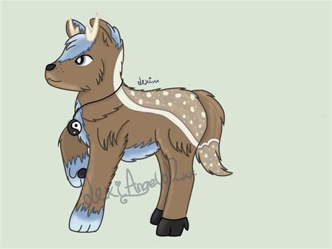 Wolf-Deer Hybrid for Sesameseedbuns by xXLexiAngeloXx on DeviantArt