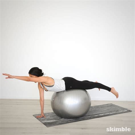 Ball Balance - Exercise How-to - Skimble Workout Trainer