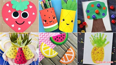 Easy Fruit Crafts for Kids - Kidpid