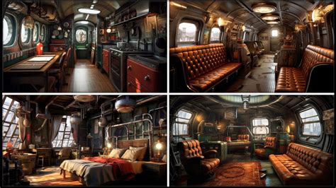 ArtStation - 210 Dieselpunk - Interior Reference Image Pack v.11 | Artworks