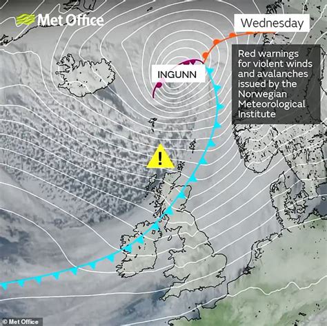 'Exceptional' Storm Ingunn smashes into Britain: 'Weather bomb' tears through northern England ...