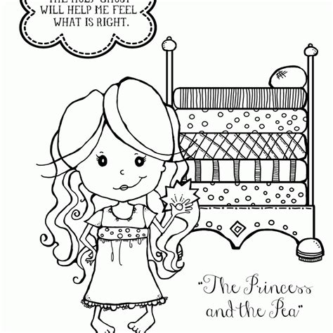 Princess Pea Coloring Pages - Coloring Home